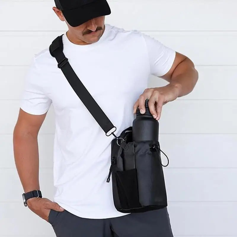 Magnetic Gym Bag Large Capacity Carrier Bag with Phone Pocket Portable Gym Water Bottle 