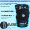 Ice Packs for Knee Injuries, Gel Hot Cold Pack W/ Wrap for Knee Surgery, Pain Relief