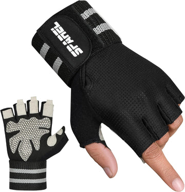 Workout Gloves for Men with Wrist Wrap Support Weight Lifting Gloves for Men, Gym Gloves