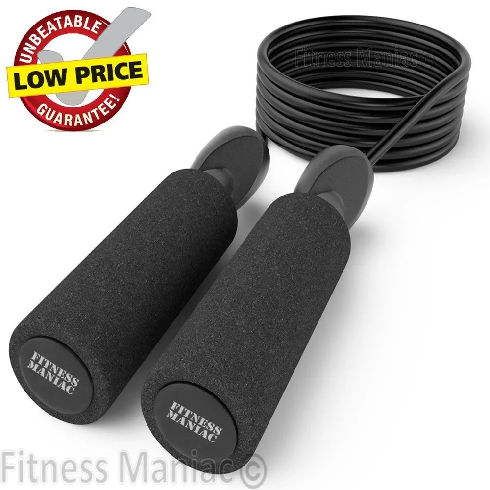 Skipping Rope with Ball Bearings Rapid Standard Speed Jump Rope PVC Cable