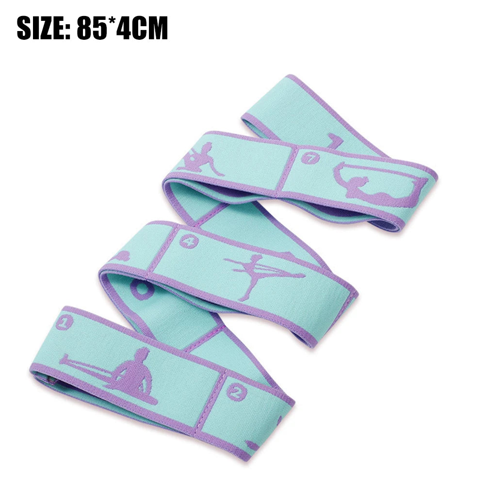 Multi-Section Elastic Yoga Resistance Bands Adult Child Dance Training Gym Home Pilates Exercise Pull Strap Belt Fitness Sport