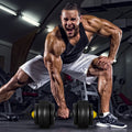 4-In-1 Free Weight Combination with Curved Bar Connector for Women Men Workout Fitness