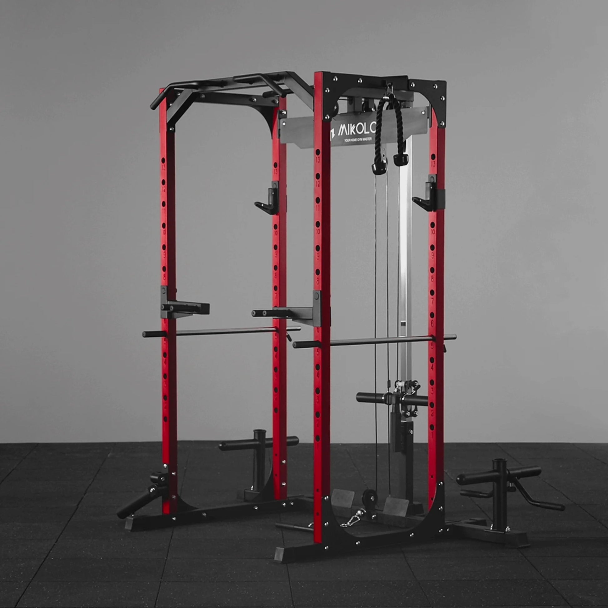 F4 Power Rack with Lat Pull down System