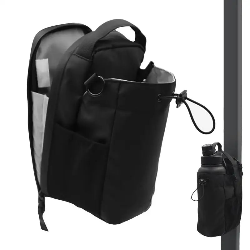 Magnetic Gym Bag Large Capacity Carrier Bag with Phone Pocket Portable Gym Water Bottle 