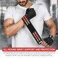 Workout Gloves for Men with Wrist Wrap Support Weight Lifting Gloves for Men, Gym Gloves
