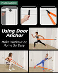 Pull up Assist Bands Set of 6, Resistance Bands, Heavy Duty Exercise Bands, Workout Bands for Body Stretching, Powerlifting and Resistance Training