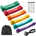 Pull up Assist Bands Set of 6, Resistance Bands, Heavy Duty Exercise Bands, Workout Bands for Body Stretching, Powerlifting and Resistance Training