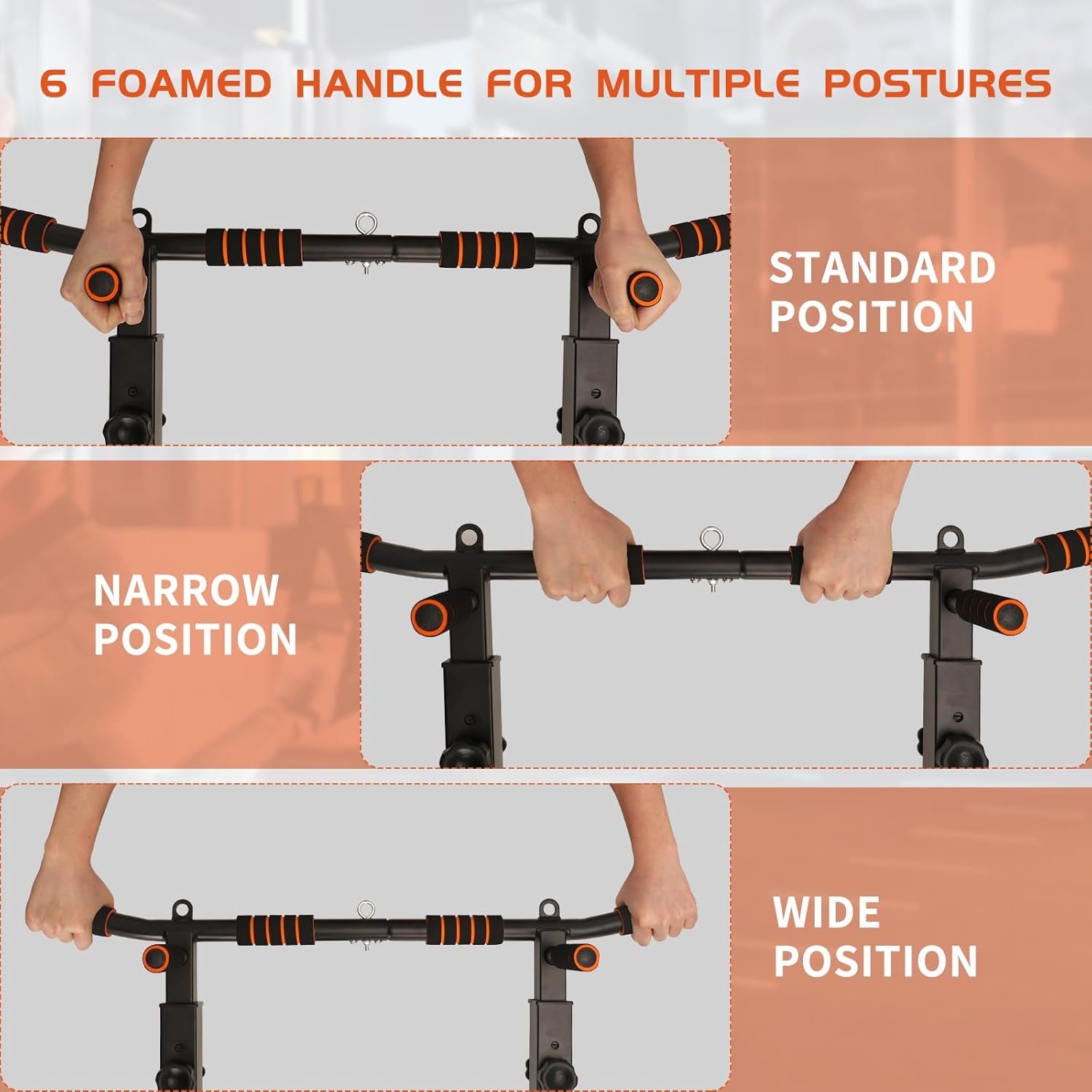 Pull up Bar Wall Mounted: Adjustable Wall Joist Mount Pull up Bar & Chin up Bar