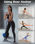 Pull up Assist Bands Set of 6, Resistance Bands, Heavy Duty Exercise Bands, Workout Bands for Body Stretching, Powerlifting and Resistance Training