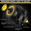 4-In-1 Free Weight Combination with Curved Bar Connector for Women Men Workout Fitness