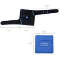 Ice Packs for Knee Injuries, Gel Hot Cold Pack W/ Wrap for Knee Surgery, Pain Relief