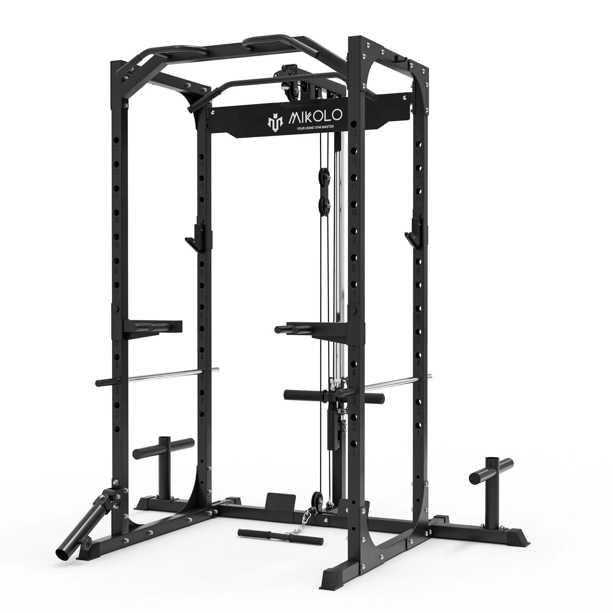 F4 Power Rack with Lat Pull down System